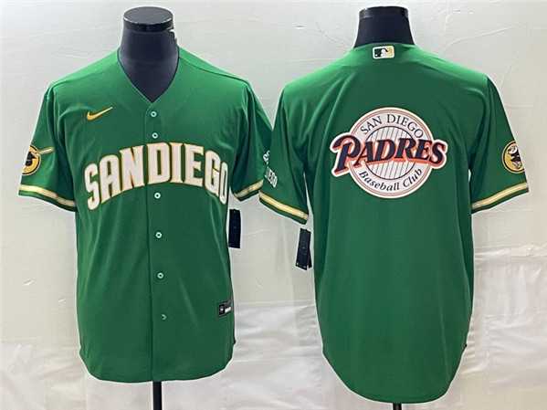 Men's San Diego Padres Green Team Big Logo Cool Base Stitched Baseball Jersey,We sell and wholesale Men's San Diego Padres Green Team Big Logo Cool Base Stitched Baseball Jersey on line form chian!